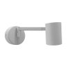 KINKIET BIAŁY NA WYSIĘGNIKU Z WŁĄCZNIKIEM REFLEKTOR LIGHT PRESTIGE SNOW  LP-731/1WL WH