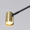LAMPA WISZĄCA CZARNO ZŁOTA TUBY REFLEKTORKI ZŁOTE LIGHT PRESTIGE SNOW LP-731/6P GD