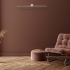 KINKIET LED ZŁOTY NAD LUSTRO 60CM DO ŁAZIENKI IP44 HERMETYCZNY LIGHT PRESTIGE MODERN SLIM  IP44 LP-777/1W L GD BARWA CIEPŁA 3000K