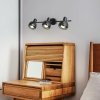 KINKIET PLAFON SPOT REFLEKTOR CZARNY DEKORACYJNY REGULOWANY LIGHT PRESTIGE REUS LP-8069/3WS BK