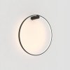 LIGHT PRESTIGE MIRROR DUŻY CZARNY KINKIET KOŁO RING LED LP-999/1W L BK CCT ZE ZMIENNĄ BARWĄ ŚWIATŁA