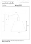 LAMPA W STYLU INDUSTRIALNYM LOFT LUCIDE POSSIO 03213/01/41