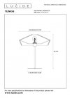 LAMPA W STYLU BOHO NATURAL EKO LUCIDE YUNKAI 10513/40/72