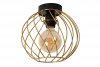 LAMPA CZARNO ZŁOTA METALOWA DRUCIANA LUCIDE DANZA 21128/25/02