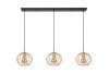 LAMPA CZARNO ZŁOTA METALOWA DRUCIANA LUCIDE DANZA 21428/03/02