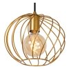 LAMPA CZARNO ZŁOTA METALOWA DRUCIANA LUCIDE DANZA 21428/03/02