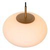 LAMPA NOWOCZESNA Z BIAŁYM SZKLANYM KLOSZEM DO SALONU SYPIALNI KUCHNI POKOJU ELYSEE 21430/03/61