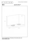 LAMPA SUFITOWA PLAFON SPOT OPRAWA ARCHITEKTONICZNA LUCIDE BODIBIS 22966/02/30
