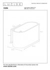 KINKIET MINIMALISTYCZNY METALOWY DEKORACYJNY LUCIDE XERA 23254/01/31