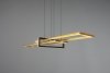 LAMPA WISZĄCA LED MATOWY MOSIĄDZ ZŁOTY NOWOCZESNA DO SALONU JADALNI NAD STÓŁ BARWA CIEPŁA 3000K SALINAS 320310308 TRIO