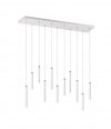LAMPA WISZĄCA LED BIAŁA TUBY SOPLE NA LISTWIE DO SALONU SYPIALNI JADALNI  TUBULAR 321611131 TRIO