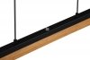 LAMPA WISZĄCA DREWNIANA LISTWA BELKA DOTYKOWA WŁĄCZANA NA DOTYK ŚCIEMNIALNA NAD STÓŁ DO KUCHNI JADALNI KERALA 341610132 TRIO