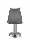 LAMPKA NOCNA STOŁOWA Z ABAŻUREM DOTYKOWA MATS II 599700142 TRIO