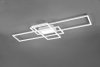 LAMPA SUFITOWA LED BIAŁA NA PILOTA NOWOCZESNA PLAFON RAMKI PROSTOKĄTY KWADRATY DO SALONU KUCHNI SYPIALNI  IRVINE 620010431 TRIO