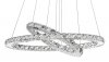 LAMPA WISZĄCA RING KRYSZTAŁOWY CHROM W STYLU GLAMOUR LUCES EXCLUSIVAS CEDEIRA LE42313