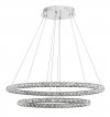 LAMPA WISZĄCA RING KRYSZTAŁOWY CHROM W STYLU GLAMOUR LUCES EXCLUSIVAS CEDEIRA LE42315