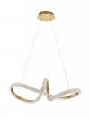 LAMPA WISZĄCA LED ZŁOTA RINGI DEKORACYJNE GLAMOUR DO SALONU SYPIALNI LUCES EXCLUSIVAS AMECA LE42817
