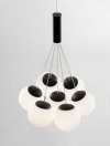 LAMPA NOWOCZESNA KULA BIAŁA SZKLANA LUCES EXCLUSIVAS ABALA LE43309
