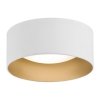PLAFON LAMPA SUFITOWA BIAŁO ZŁOTA RING OKRĄGŁA ZŁOTA W ŚRODKU 35CM DO KUCHNI JADALNI HOLU ŁAZIENKI KORYTARZA PRZEDPOKOJU 35CM ARGON MOHITO 703