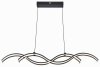 REALITY ARUBA 341801-30 LAMPA LED CZARNA NOWOCZESNA FALA DO SALONU JADALNI  SYPIALNI