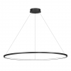 MILAGRO SATURNO BLACK ML8864 65W LED LAMPA WISZĄCACZARNA KOŁO OBRĘCZ RING 120CM IP44
