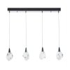 ZUMA LINE LAMPA WISZĄCA NAD STÓŁ SZKLANA CHROM P0531-04B-B5AC ORE 