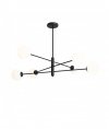 ALDEX HOMME 6 BLACK 1090PL_K1 LAMPA WISZĄCA CZARNA KULE BIAŁE 