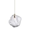 ZUMA LINE ROCK LAMPA WISZĄCA ZŁOTA SZKLANA NIEREGULARNY KSZTAŁT KLOSZA