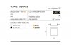 AZZARDO SLIM SQUARE 15 AZ2837 LAMPA WPUSTOWA BIAŁA ŚREDNIA 3000K