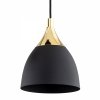 LAMPA WISZĄCA CZARNO ZŁOTA METALOWA POTRÓJNA NA KOLE NAD STÓŁ WYSPĘ DO KUCHNI JADALNI NOWOCZESNA ARGON MURANO 6139