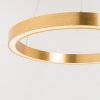 ZUMALINE PL200910-400-GD CARLO LAMPA WISZĄCA ZŁOTA KOŁO RING OBRĘCZ 40CM