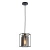 ITALUX KALULA PND-78901-1-BK+SG LAMPA WISZĄCA NOWOCZESNA CZARNA  DO SALONU 