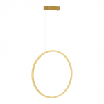 MILAGRO SATURNO ML8855 LAMPA WISZĄCA KOŁO RING OBRĘCZ ZŁOTY 50CM IP44 HERMETYCZNA