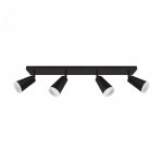 IDEUS PLAFON KINKIET SPOT REFLEKTOR REGULOWANY SANA GU10 4L BLACK