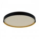 IDEUS PLAFON CZARNY IMITACJA DREWNA FARNA LED C 48W NW