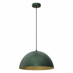 MILAGRO Lampa wisząca BETA GREEN/GOLD 1xE27 35cm