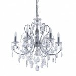 ITALUX BAROCCO CHROME MD72709-6A LAMPA WISZĄCA CHROM ŚWIECZNIKOWA 