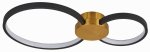 REALITY CONDIDA 641102-32 PLAFON LAMPA CZARNO ZŁOTA KOŁA LED OBRĘCZE RINGI