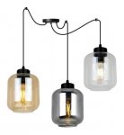 Lampa wisząca ze szklanymi kloszami - SPIDER NOVALJA 2395/3/MIX LIGHT HOME