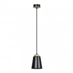 LAMPA WISZĄCA METALOWA NAD STÓŁ EMIBIG BOLERO 1 BLACK