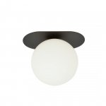 LAMPA SUFITOWA NOWOCZESNA PLAFON KULE SZKLANE EMIBIG PLAZA 1 BLACK/OPAL