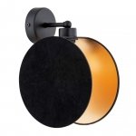 KINKIET DEKORACYJNY NOWOCZESNY EMIBIG MOTIF K1 BLACK/GOLD oprawa oświetleniowa