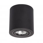 LAMPA SUFITOWA TUBA CZARNA PLAFON SPOT OKRĄGŁA LIGHT PRESTIGE TULON  LP-5441/1SM BK