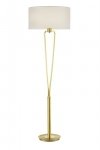LAMPA PODŁOFOWA KLASYCZNA Z ABAŻUREM DO SALONU PARIS II 400200108 TRIO