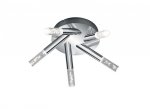 LAMPA ŁAZIENKOWA DO ŁAZIENKI HERMETYCZNA LED NOWOCZESNA IP44 BOLSA 682410506 TRIO