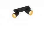 LAMPA SUFITOWA PLAFON SPOT REFLEKTORKI CZARNE DO POKOJU KUCHNI TRIO SHARP