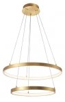 ZŁOTA LAMPA LED NOWOCZESNA RING DO SALONU SYPIALNI LUCES EXCLUSIVAS NUEVE LE41707