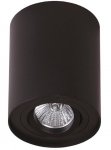 MAXLIGHT C0068  BASIC ROUND BLACK LAMPA PLAFON TUBA CZARNA