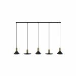 NOWODVORSKI 8032 HERMANOS LAMPA WISZĄCA CZARNA 