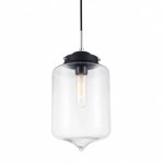 ITALUX LAMPA WISZĄCA SZKLANA TUBA NOWOCZESNA